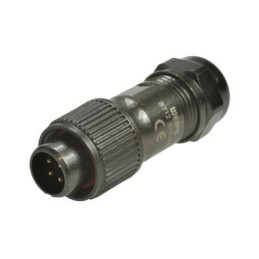 1 pcs - RS PRO Circular Connector, 4 Contacts, Cable Mount, Plug, Male, IP67