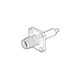 1 pcs : 73251-0410 - RF Connectors / Coaxial Connectors ST JCK 4HF REC POST