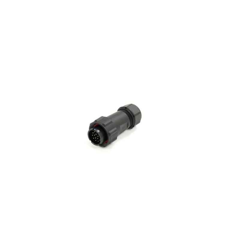 1 pcs - RS PRO Circular Connector, 15 Contacts, Cable Mount, 21 mm Connector, Plug, Male, IP68