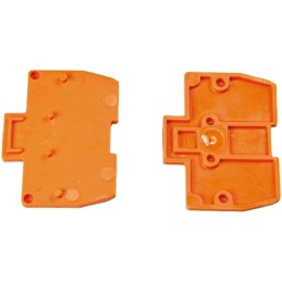 10 pcs - Wago 870 Series End and Intermediate Plate for Use with 870 Series Terminal Blocks