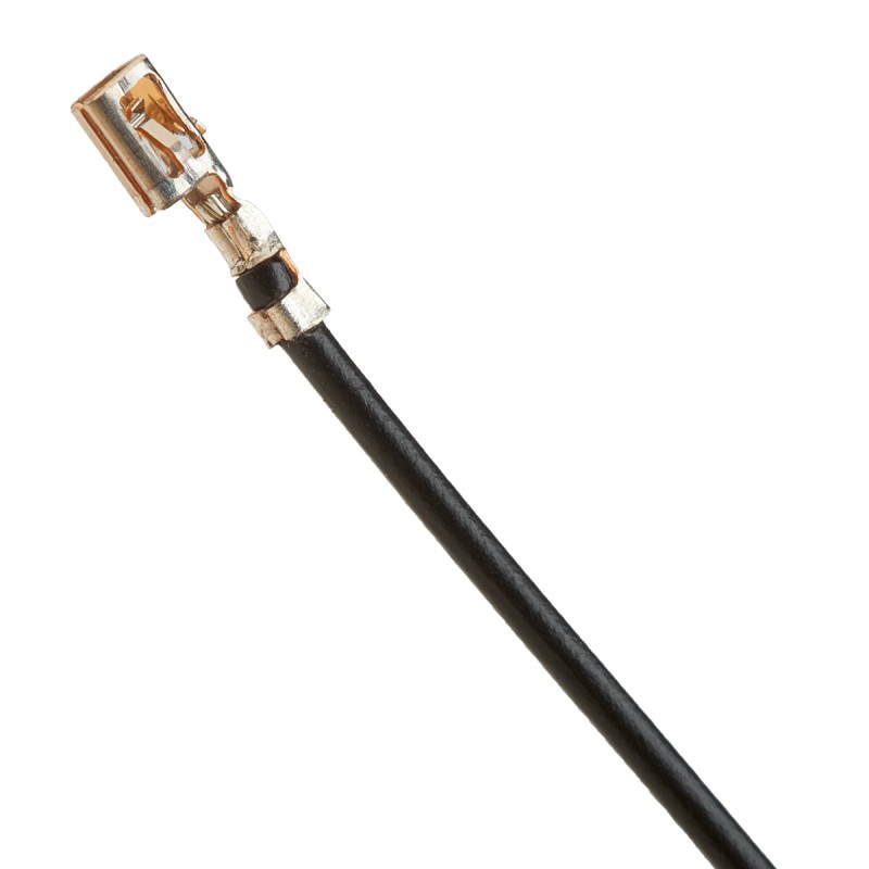 10 pcs - Molex Female Pico-Clasp to Female Pico-Clasp Crimped Wire, 300mm, 28AWG, Black