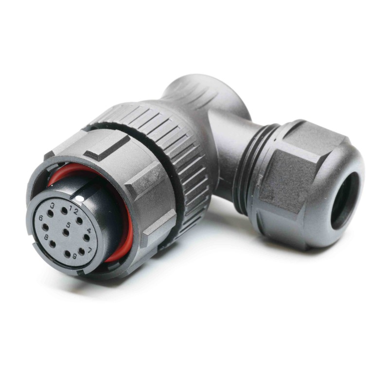 1 pcs - RS PRO Circular Connector, 9 Contacts, Cable Mount, Socket, Female, IP67