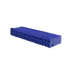 10 pcs - Amphenol ICC Crimp Connector Housing, 2mm Pitch, 10 Way, 2 Row