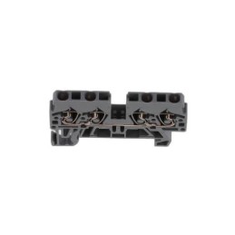 10 pcs - Wago 870 Series Grey Feed Through Terminal Block, 2.5mm², Single-Level, Cage Clamp Termination