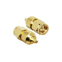 1 pcs : ADP-SMAM-MMXM - RF Adapters - Between Series SMA Plug -MMCX Plug Adapter