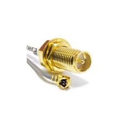 1 pcs : ASMG015D113S11 - RF Cable Assemblies UFL TO SMA FEMALE REVERSE POLARITY 150MM 1.13 CABLE