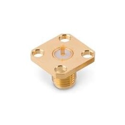 1 pcs : 60312322114620 - RF Connectors / Coaxial Connectors WR-SMA 4-HOLE FLANGE STRAIGHT FLAT TAB