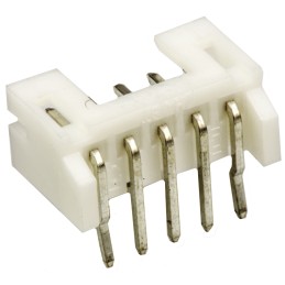 125 pcs - JST PH Series Right Angle Through Hole PCB Header, 5 Contact(s), 2.0mm Pitch, 1 Row(s), Shrouded