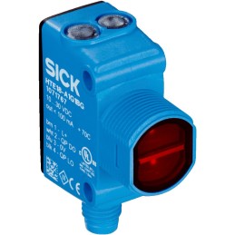 1 pcs - Sick Foreground Suppression Photoelectric Sensor, Barrel Sensor, 300 mm Detection Range