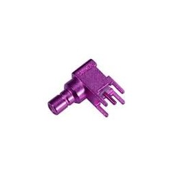 1 pcs : 85_SMB-Z50-0-19/111_NH - RF Connectors / Coaxial Connectors SMB right angle PCB jack(f)
