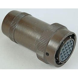 1 pcs - Souriau, 851 32 Way Cable Mount MIL Spec Circular Connector Plug, Socket Contacts,Shell Size 18, Bayonet Coupling,