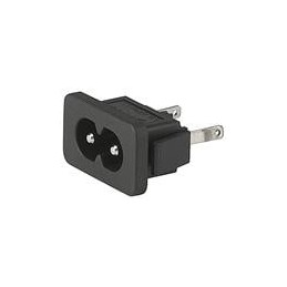 1 pcs : 6160.0036 - AC Power Entry Modules 2578 Connector Inlet 2.5A C8