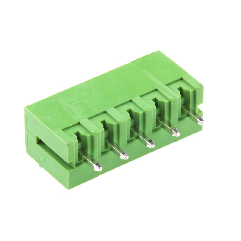 10 pcs - RS PRO 3.81mm Pitch 5 Way Pluggable Terminal Block, Header, Through Hole, Solder Termination