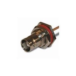 1 pcs : 112522 - RF Connectors / Coaxial Connectors BNC BULKHEAD JACK RG178/196-50 OHM