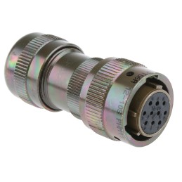 1 pcs - Glenair 10 Way Cable Mount MIL Spec Circular Connector Plug, Socket Contacts,Shell Size 12, MIL-DTL-26482