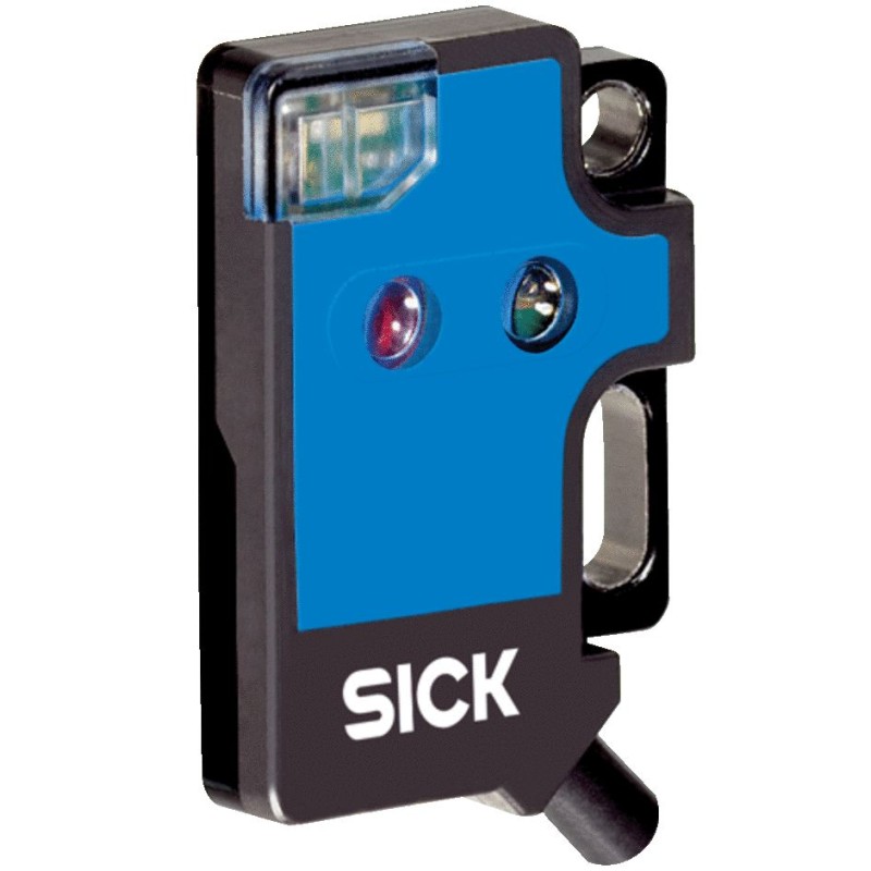 1 pcs - Sick Energetic Photoelectric Sensor, Miniature Sensor, 1 - 9 mm Detection Range