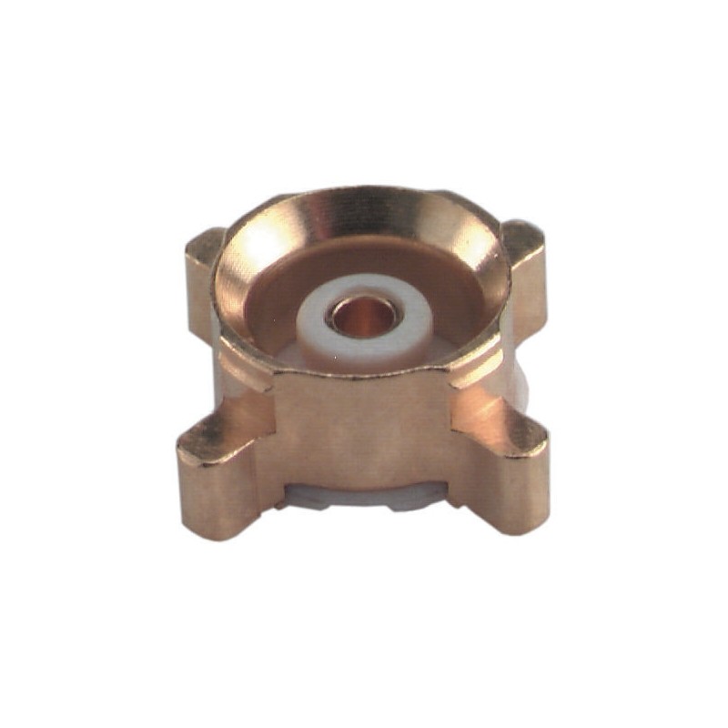 15 pcs - Huber+Suhner, Plug Surface Mount MMBX Connector, 50Ω, Solder Termination, Straight Body