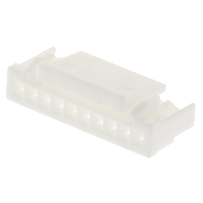 10 pcs - JST, GH Connector Housing, 1.25mm Pitch, 10 Way, 1 Row Right Angle, Straight