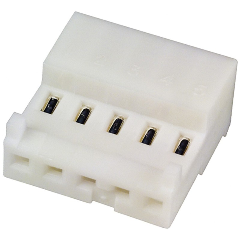 10 pcs - TE Connectivity 5-Way IDC Connector Socket for Cable Mount, 1-Row