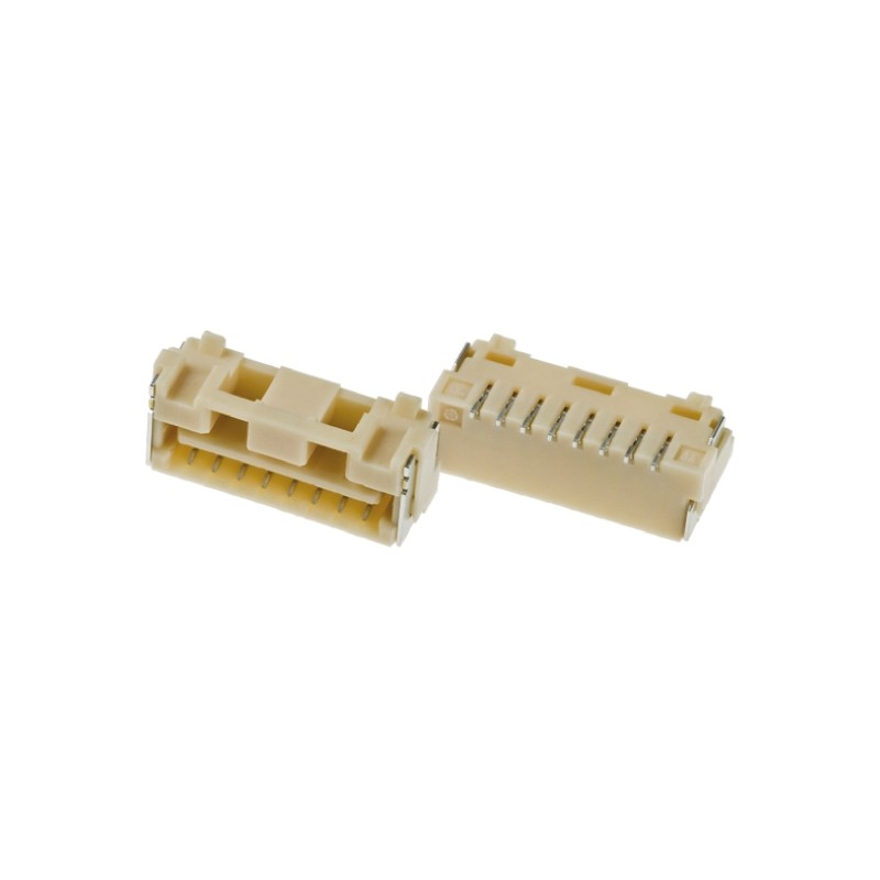 10 pcs - Molex CLIK-Mate Series Straight Surface Mount PCB Socket, 8-Contact, 1-Row, 1.25mm Pitch, Solder Termination
