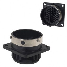 1 pcs - Souriau Circular Connector, 48 Contacts, Flange Mount, Plug, Male, IP65, UTG Series