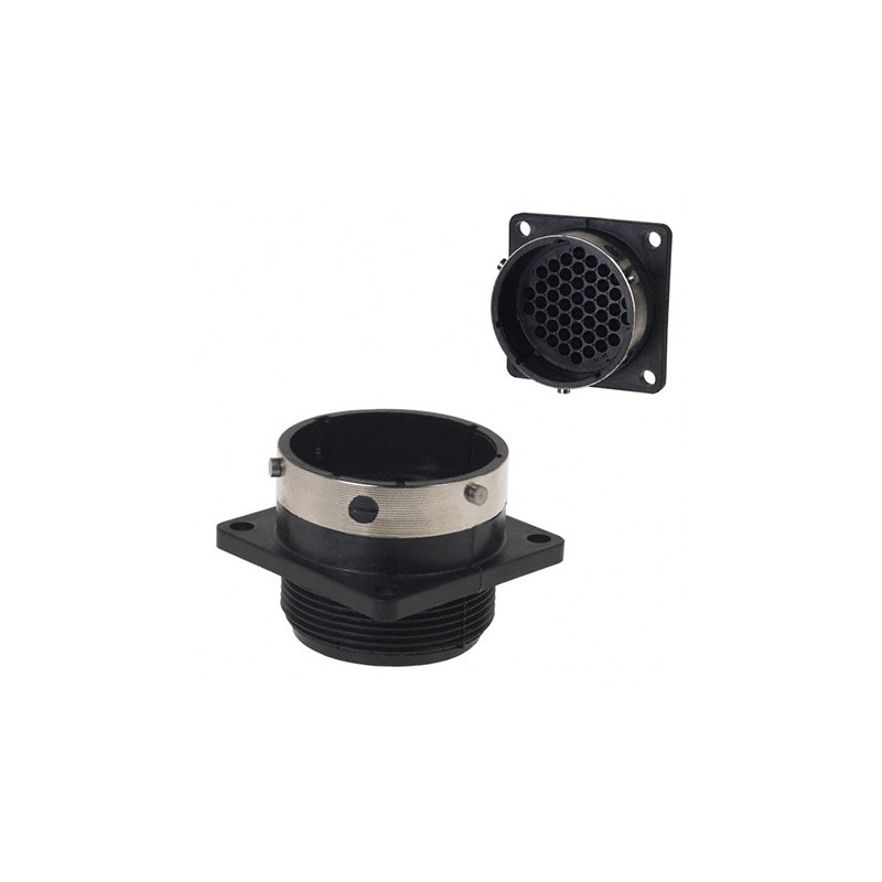 1 pcs - Souriau Circular Connector, 48 Contacts, Flange Mount, Plug, Male, IP65, UTG Series