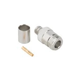 1 pcs : 172209 - RF Connectors / Coaxial Connectors N STRAIGHT CRIMP JACK RG-214