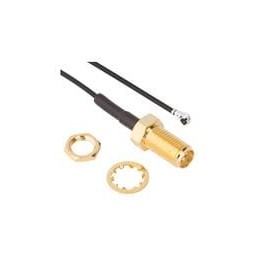 1 pcs : 336314-13-0150 - RF Cable Assemblies SMA RP BH Jk-AMC Plg 1.32mm cable, 150 mm