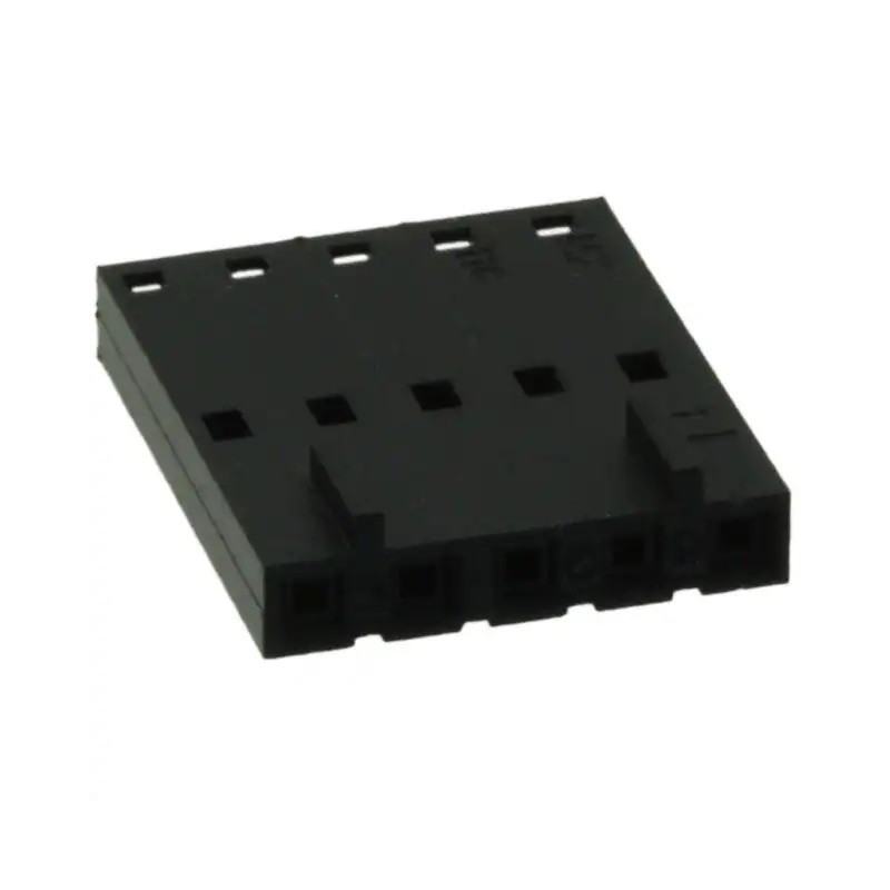10 pcs - Molex, 70066 Female Crimp Connector Housing, 2.54mm Pitch, 5 Way, 1 Row