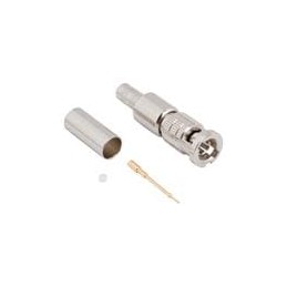 1 pcs : 034-1107-12G - RF Connectors / Coaxial Connectors BNC ST PLUG-BNC PLG Belden 4794R 1.25M