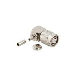 1 pcs : 122148RP - RF Connectors / Coaxial Connectors RPTNC RA CBL-PLG F/H CRM