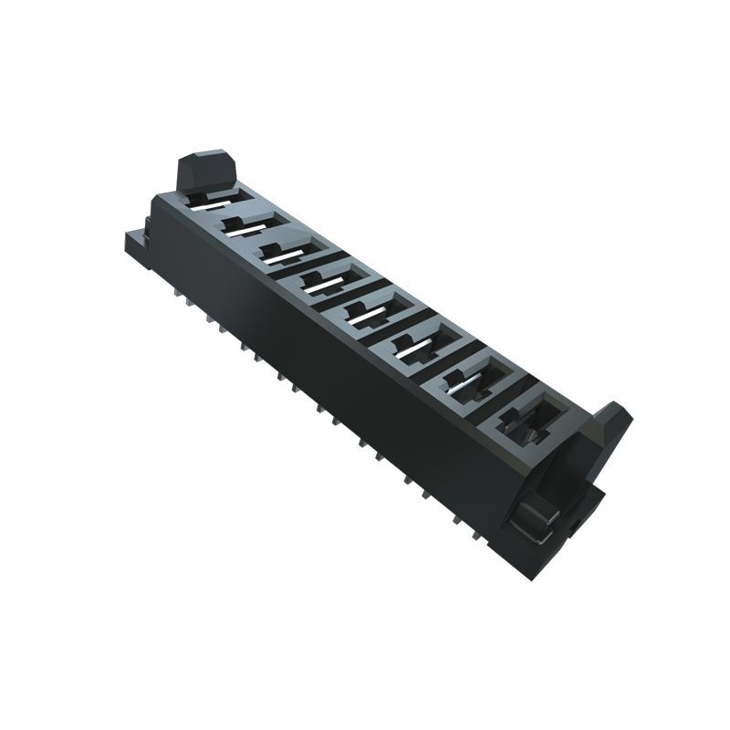 1 pcs - Samtec MPS Series Vertical Through Hole Mount PCB Socket, 3-Contact, 1-Row, 5mm Pitch, Solder Termination