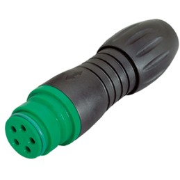 1 pcs - Binder Circular Connector, 3 Contacts, Cable Mount, Miniature Connector, Plug, Female, IP67, 720 Series