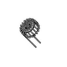 1 pcs : 36-00030 - Power Inductors - Leaded INDUCTOR 1mH TOROID