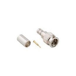 1 pcs : 031-70259 - RF Connectors / Coaxial Connectors MINI BNC CRIMP PLUG 75ohm 734 1505A