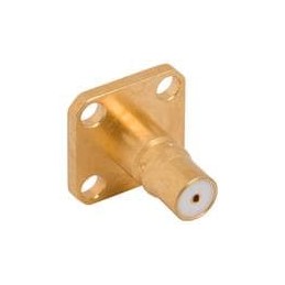 1 pcs : 930-132J-51S - RF Connectors / Coaxial Connectors QMA Straight Jack Round Post 50 Ohm