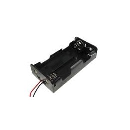 1 pcs : 12BH242A-GR - Cylindrical Battery Contacts, Clips, Holders & Springs 4 'C' W/8' 22AWG LDS