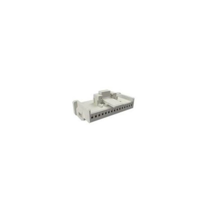 10 pcs - Amphenol Communications Solutions, 10158517 Receptacle Crimp Connector Housing, 1.5mm Pitch, 15 Way, 1 Row
