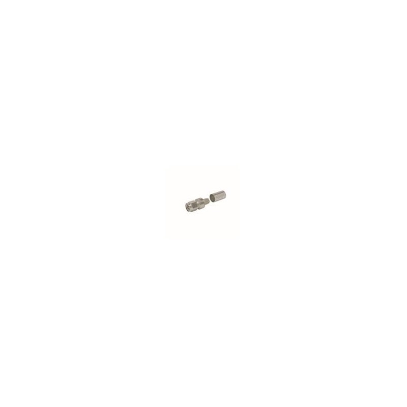 1 pcs : EZ-240-SM-X - RF Connectors / Coaxial Connectors SMA-male (plug) crimp connector, non-solder pin, no braid trim