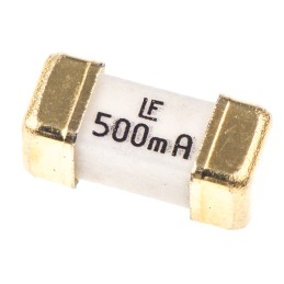 10 pcs - LittelfuseSMD Non Resettable Fuse 500mA, 125V ac/dc
