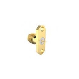 1 pcs : 901-5GB100000AE - RF Connectors / Coaxial Connectors 2 Hole Flange Gold Epoxy, Tab Contact