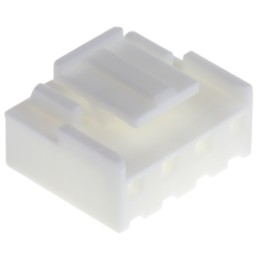 10 pcs - TE Connectivity, Economy Power Male Connector Housing, 3.96mm Pitch, 4 Way, 1 Row