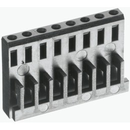 10 pcs - TE Connectivity, AMPMODU MOD IV Female Connector Housing, 2.54mm Pitch, 6 Way, 2 Row