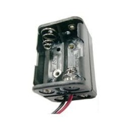 1 pcs : 12BH543A-GR - Cylindrical Battery Contacts, Clips, Holders & Springs 4N WIRES BLACK