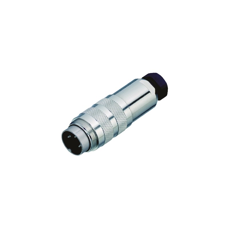 50 pcs - Binder Circular Connector, 19 Contacts, Cable Mount, M16 Connector, Plug, Male, IP67, 423 Series