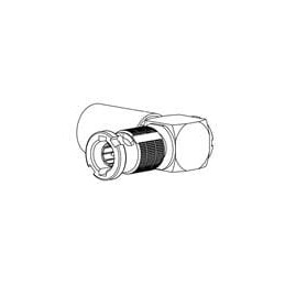 1 pcs : 034-5067 - RF Connectors / Coaxial Connectors HD-BNC Straight Crimp Plug,RG-316