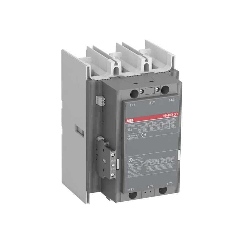 1 pcs - ABB AF Series Contactor, 250 V Coil, 3-Pole, 600 A, 220 kW, 3NO