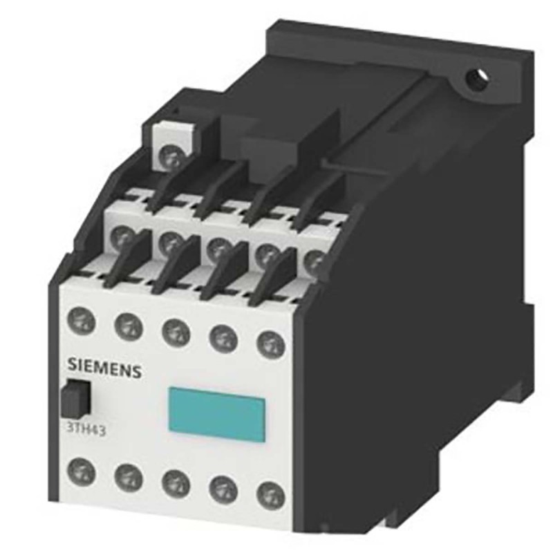1 pcs - Siemens Contactor Relay, 10 A, 9NO + 1NC