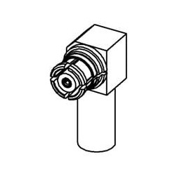 1 pcs : R222900310 - RF Connectors / Coaxial Connectors SMP / RIGHT ANGLE PLUG CRIMP TYPE CABLE 2/50 S
