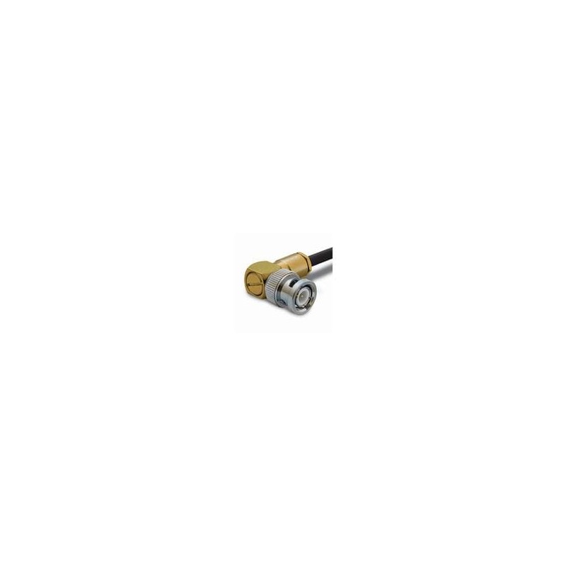 1 pcs : 112356 - RF Connectors / Coaxial Connectors BNC R/A PLUG RG58 50 OHM BR/DL